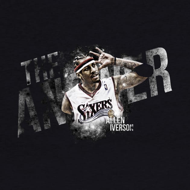 Vintage The Answer Allen Iverson by Skelector Art